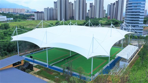 佛蘭空間又一膜結構門球場工程在江西九江圓滿竣工！