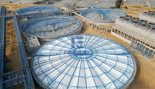 萬平工程，福建某污水池加蓋工程成功竣工